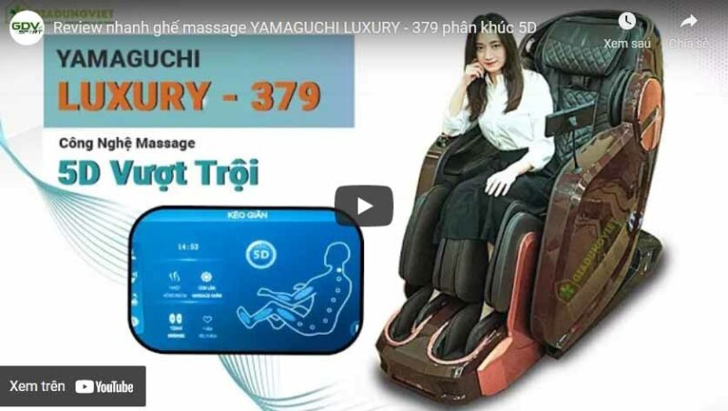 Video Ghế Massage Yamaguchi Luxury 379