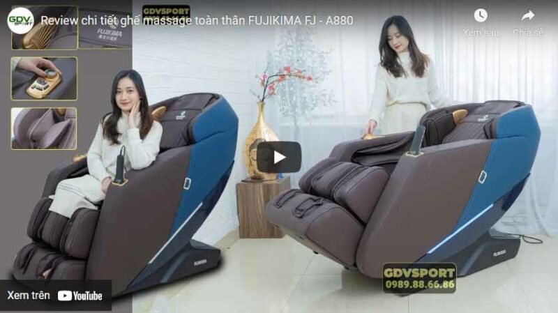 Video Ghế Massage Toàn Thân Fujikima Fj A880