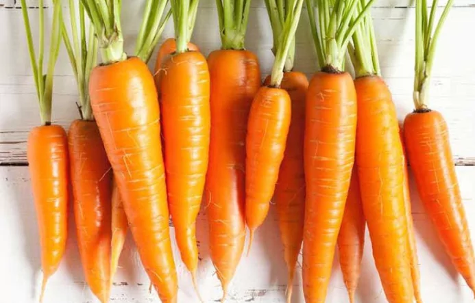 cà rốt là thực phẩm giàu chất xơ