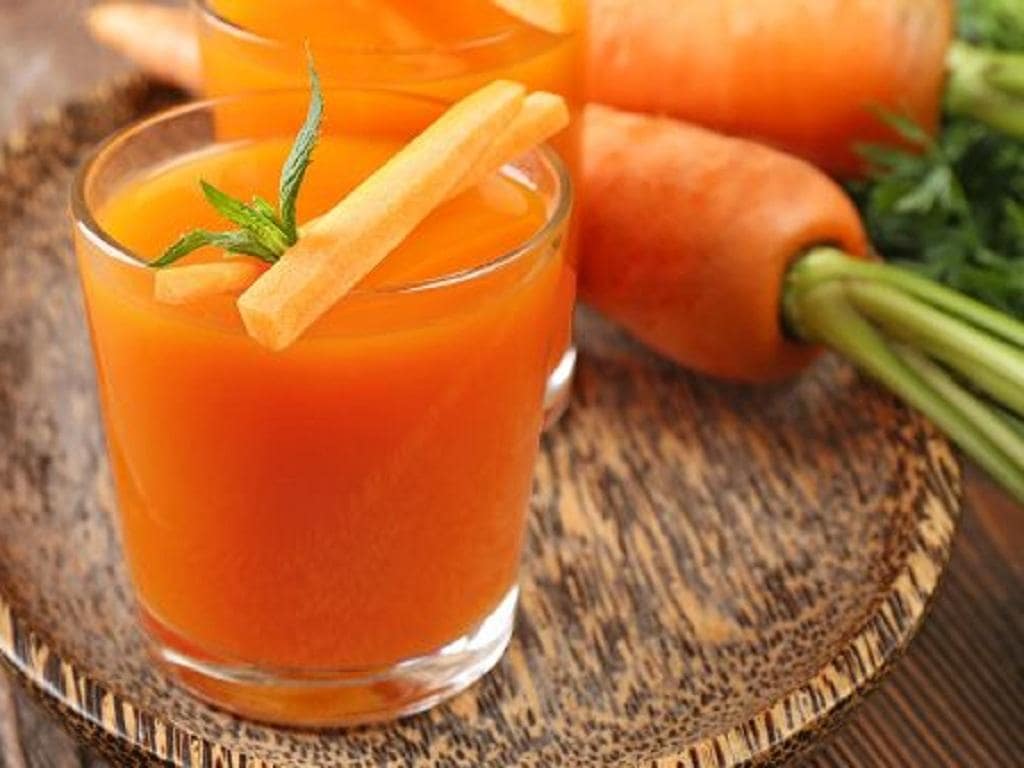 Các loại nước ép tốt cho sức khỏe - Nước ép cà rốt 