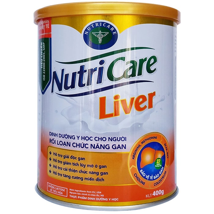 Sữa dành cho người ung thư gan - Sữa Nutricare Liver