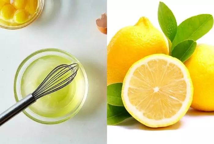 Đắp mặt nạ trứng gà kết hợp với chanh giúp làm mờ tàn nhang 