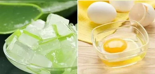 Đắp mặt nạ trứng gà kết hợp với nha đam
