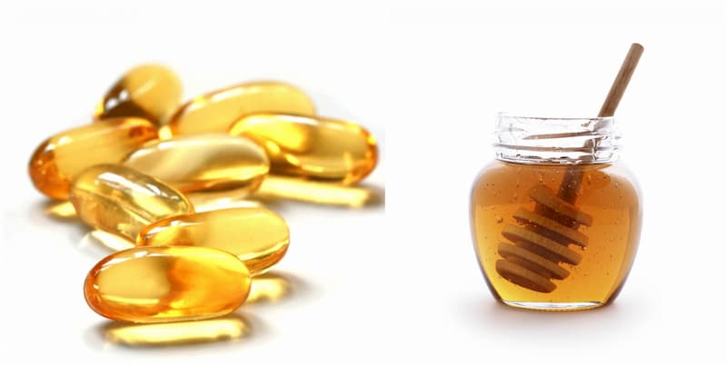 Mặt nạ vitamin E kết hợp với mật ong 