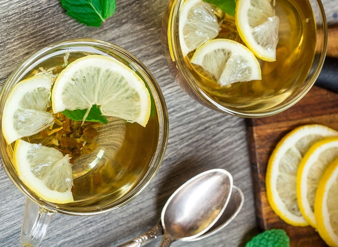 Thức uống kết hợp từ trà xanh và chanh rất giàu chất chống oxy hóa