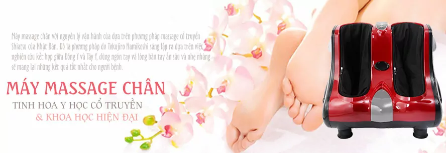 máy massage chân tinh hoa y học và khoa học