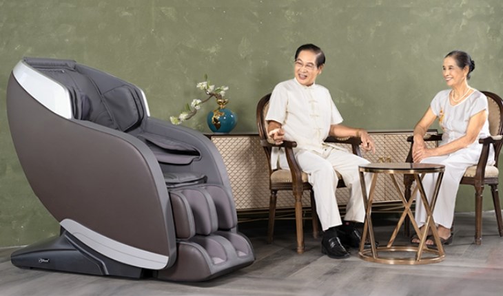 Nhiệt hồng ngoại ghế massage toàn thân rất tốt cho người già