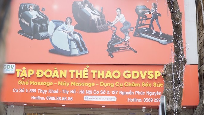 Địa chỉ bán ghế massage Nhật Bản uy tín tại Hà Nội - GDV Sport