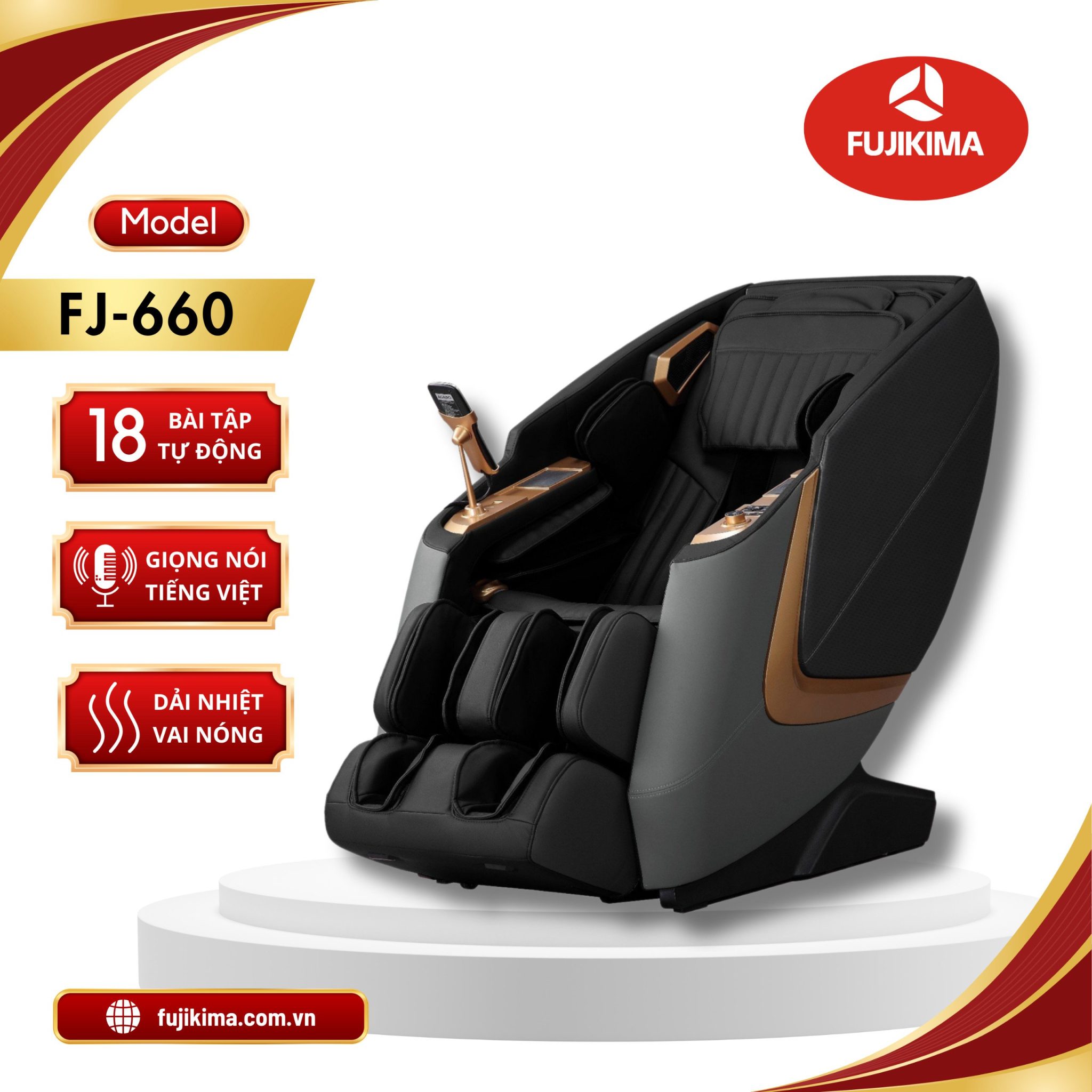 Ghế Massage Fujikima FJ-660 - Gia Dụng Việt chuyên đồ gia dụng hàng đầu ...