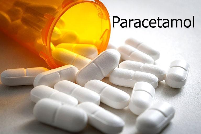 Căng cơ uống thuốc Paracetamol
