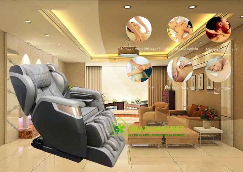 Công nghệ được trang bị trên ghế massage Okazaki