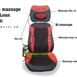 Đệm massage toàn thân Đài Loan 14 bi chi tiết