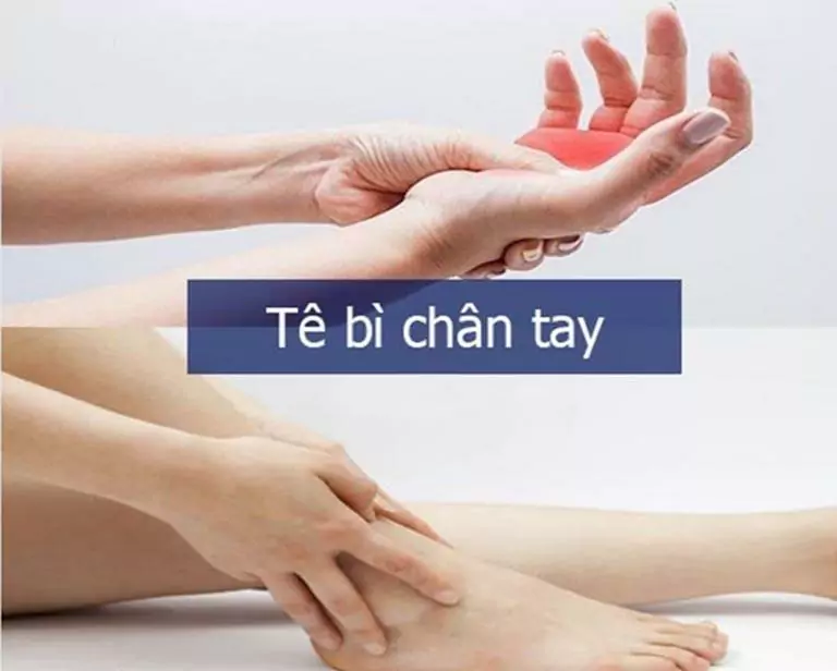 tê bì chân tay