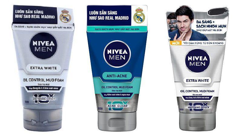 Sữa Rửa Mặt Trị Mụn Cho Nam Nivea Min