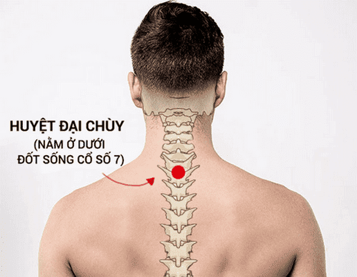 Vị trí huyệt Đại Chùy