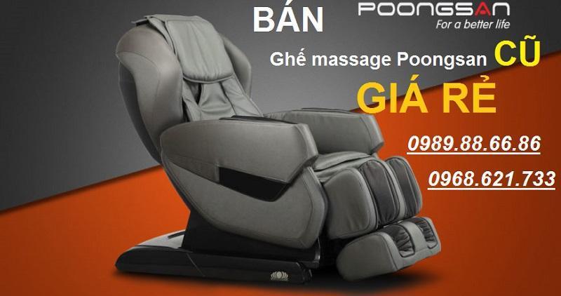 bán ghế massage toàn thân Poongsan cũ giá rẻ