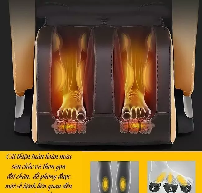  con lăn matxa chân và hồng ngoại