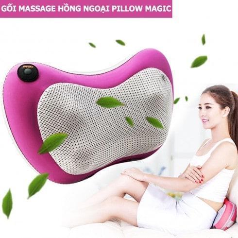 Mua và sử dụng gối massage hồng ngoại giảm đau nhức