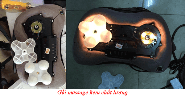 Đặc điểm nhận dạng của chiếc gối matxa chính hãng
