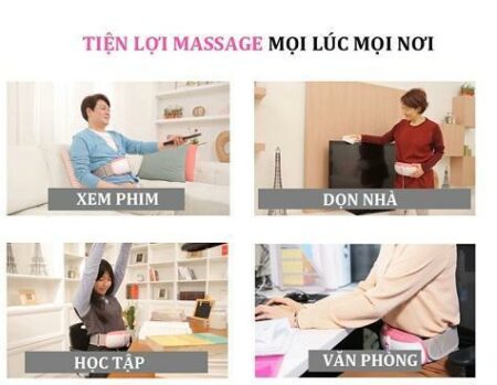 Đai massage bụng Ayosun AYS-688T3 rung xoay 360 độ