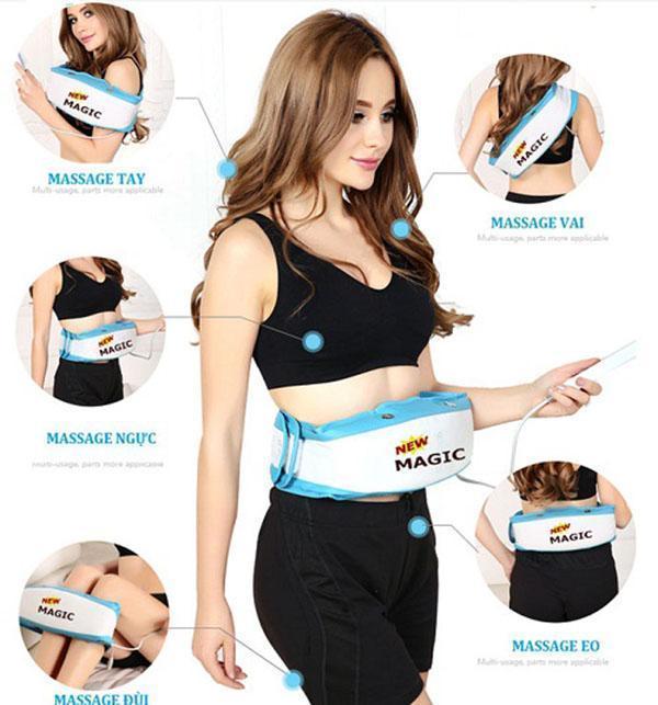 đai masasge bụng giảm béo đánh tan mỡ bụng hiệu quả