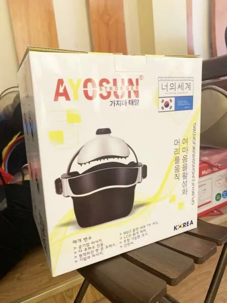 Thiết kế full hộp đai massage đầu Ayosun AYS - 678