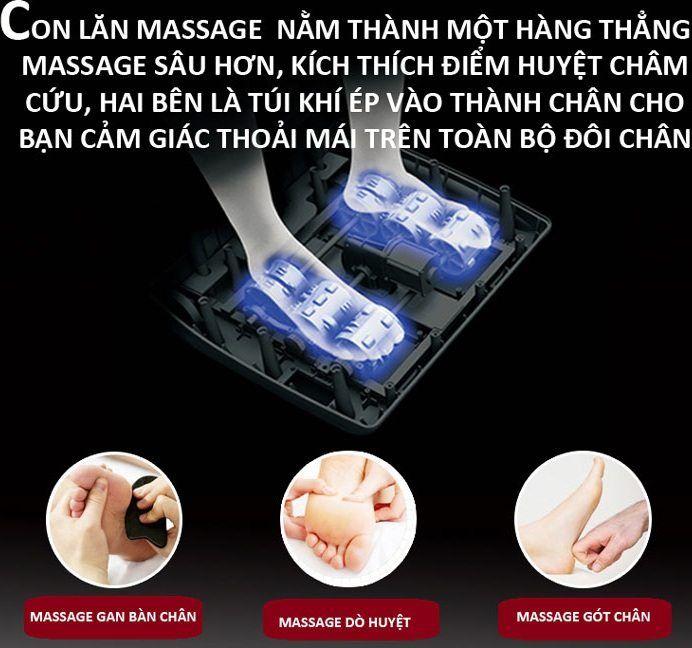 Đau nhức và tê mỏi bàn chân đã biến mất nhờ máy mat xa chân