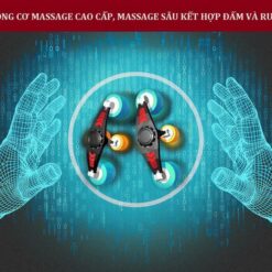đệm massage toàn thân 6D Hàn Quốc đấm rung