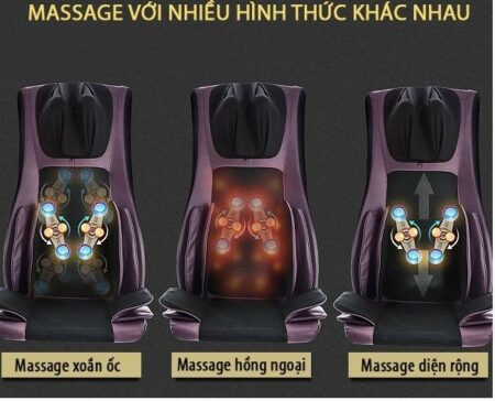 đệm massage toàn thân 6D Hàn Quốc matxa nhiều hình thức