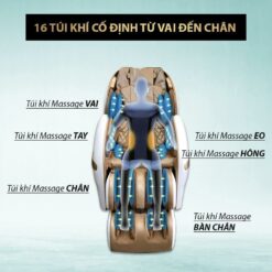 Ghế massage cao cấp OZUNO 5D nhập khẩu chính hãng