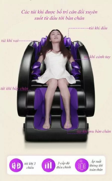 Ghế massage Nhật Bản Okinawa JS 25 túi khí
