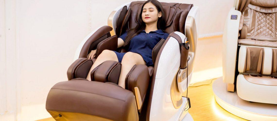 Ghế massage nhật bản trị liệu bảo hành chính hãng 5 năm