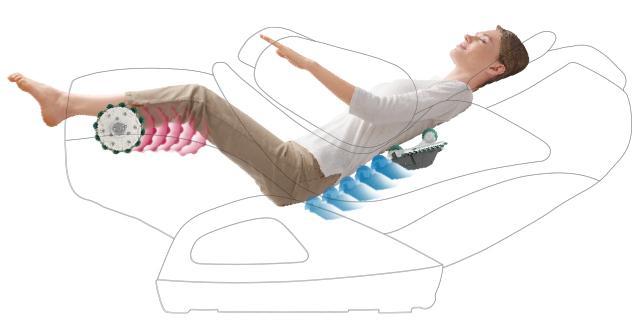 Ghế massage toàn thân Fuji 296 cao cấp chế độ không trọng lực