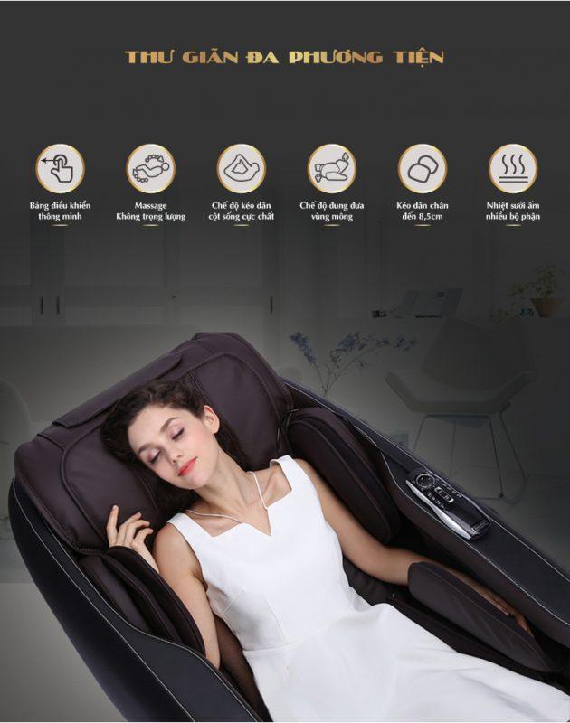 Ghế massage toàn thân Fujikima FJ-B296 cao cấp