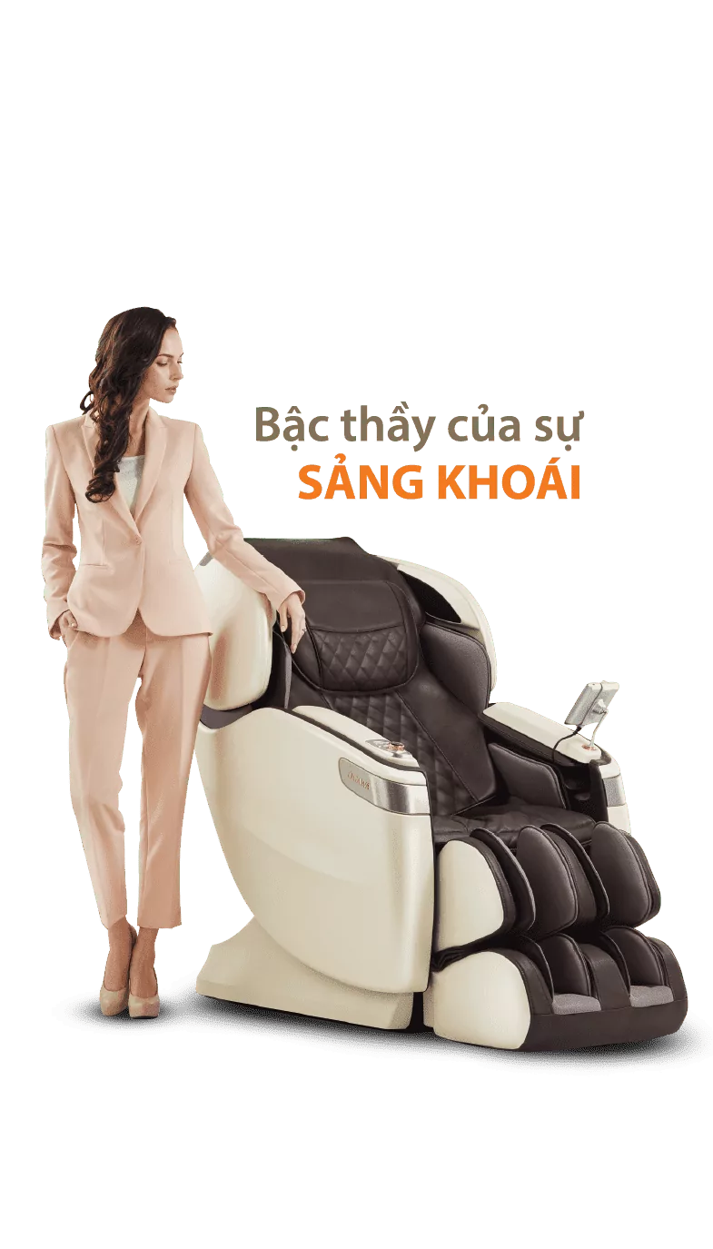ghế massage được xem là thiết bị massage hiện đại bậc nhất hiện nay