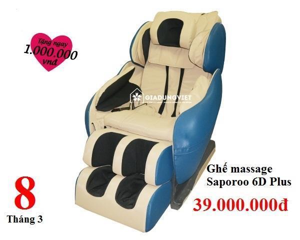 ghế massage toàn thân saporoo 6d japan