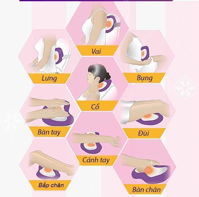 Sản phẩm gối massage hồng ngoại chữa lành mọi đau nhức Sản phẩm gối massage hồng ngoại chữa lành mọi đau nhức