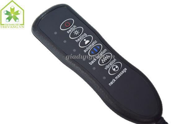 Điều khiển của Magic XD-801 - sản phẩm máy massage lưng cho bà bầu