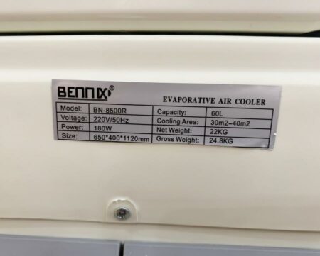 Thông số kĩ thuật Quạt điều hòa làm mát Bennix BN-8500R