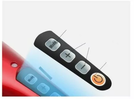 máy massage cầm tay 6 đầu Hammer điều khiển
