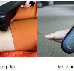 máy massage cầm tay 6 đầu Hammer pin sạc tiện lợi