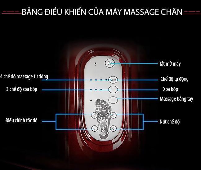 Máy massage chân Shika 8910 Nhật Bản điều khiển