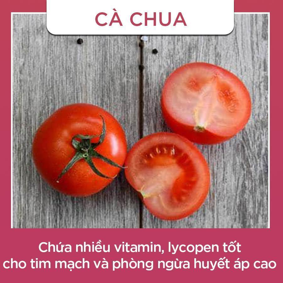 Cà chua tốt cho sức khỏe bệnh tim mạch