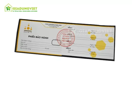 Phiếu bảo hành chăn điện Kottmann KOT130W